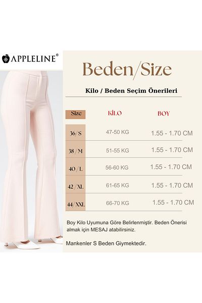 Appleline Ψηλόμεσο Skinny Leg Γυναικείο Παντελόνι - Μήκος Αστραγάλου ΛΕΥΚΟ