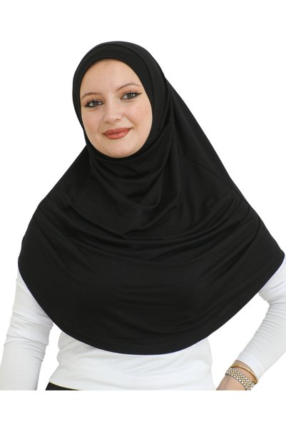 Modish Group Long Ready to Wear Turban Soft Scarf Islamic Clothing Viscose - Black