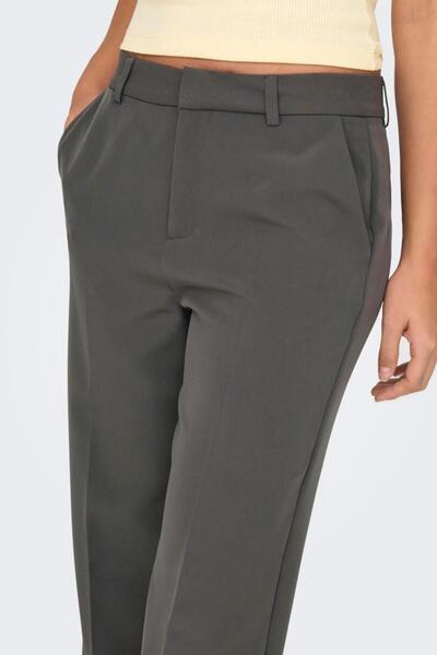 ONLY ONLBERRY LIFE - Παντελόνι TLR Noos Dark Grey με φαρδύ κόψιμο 15258191