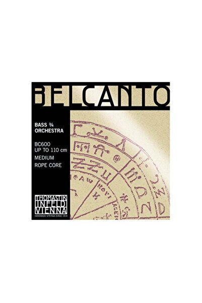 Genel Markalar Kontrbas Aksesuar Belcanto Tel Orkestra Infeld BC600