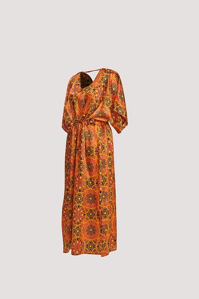 Nomads Felt Elhamra 14 Print Low-Cut Dress