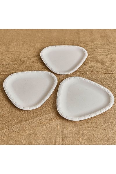 Home Box Rice Husk Dinner Plate - Set of 3