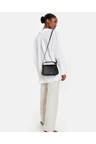 Calvin Klein Kovová kabelka Mono Mini Logo