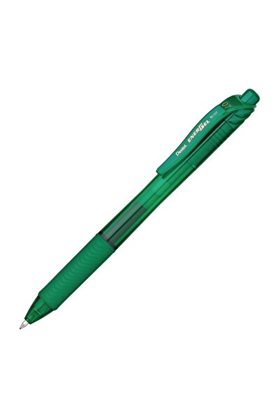 Pentel Energel 0.7mm Basmalı Jel Kalem Yeşil / BL107-D