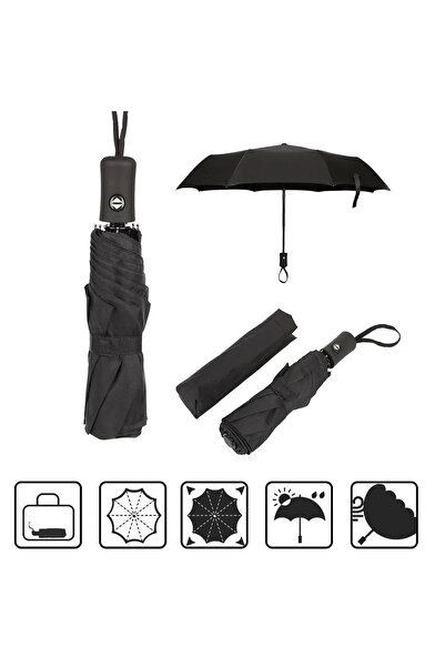 Microcase Unisex Tam Otomatik 8 Telli Rüzgar Korumalı Rüzgarda Kırılmayan Su ...