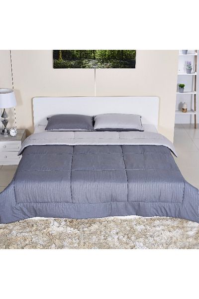 Home Box Bristol 3-Piece Twin Reversible Comforter Set - 160x220 cm