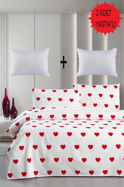 Mulberry Double Pique Set Set with 2 Pillows