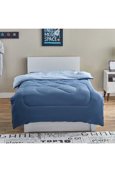 Home Box Vera Reversible Microfibre Single Comforter - 135x220 cm
