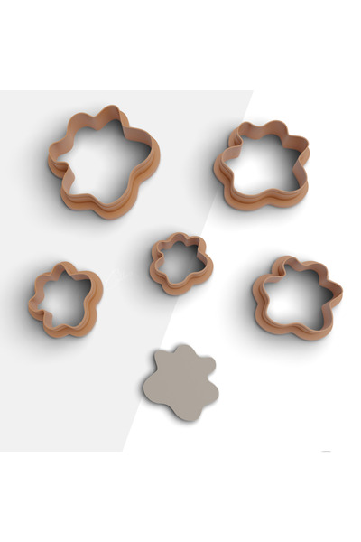 brocutters قالب قطع بوليمر كلاي عضوي الشكل، قالب حلق، قالب سيراميك، قالب كوكي...