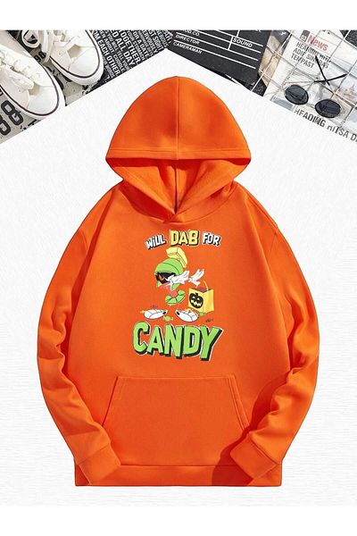 BENROMA TRIUC UNISEX CU GUGĂ IMPRIMAT CANDY PENTRU COPII