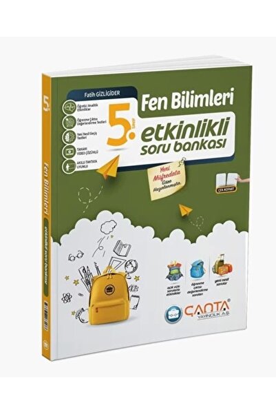 Çanta Yayıncılık Çanta Yayınları 5.sınıf Fen Bilimleri Etkinlikli Kazanım Sor...