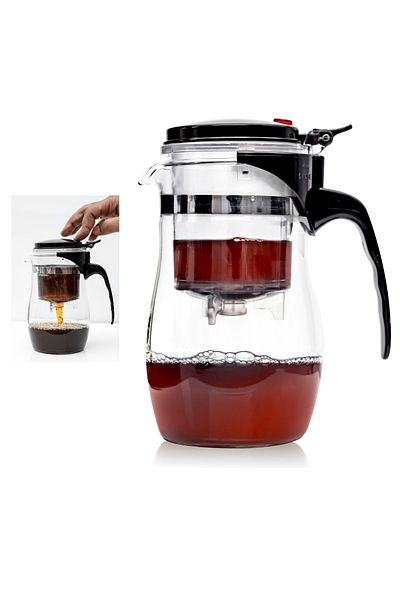 MIBRU Coffee Tea Herbal Drinks Glass Maker 750ml