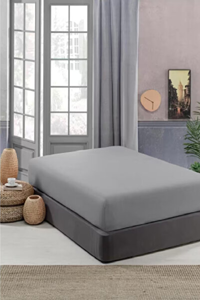 Bebesi Double Towel Sheet Set Color Light Gray 150x200 Cm