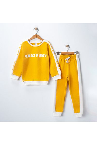 Harika KIDS Set de treninguri groase, cu 3 fire, imprimat pentru baieti