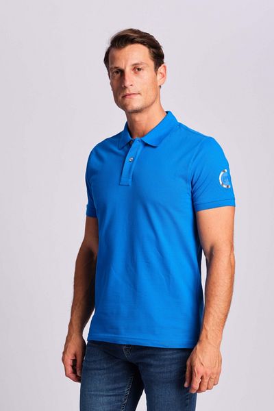 Ruck & Maul Ανδρικό μπλουζάκι πόλο Sea Blue