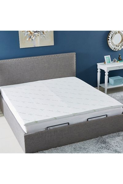 Home Box Comfort Memory Foam King Size Mattress Topper - 180x200 cm