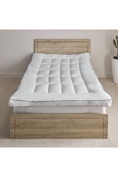 Home Box Opulent Luxe Satin Twin Mattress Topper - 120x200 cm
