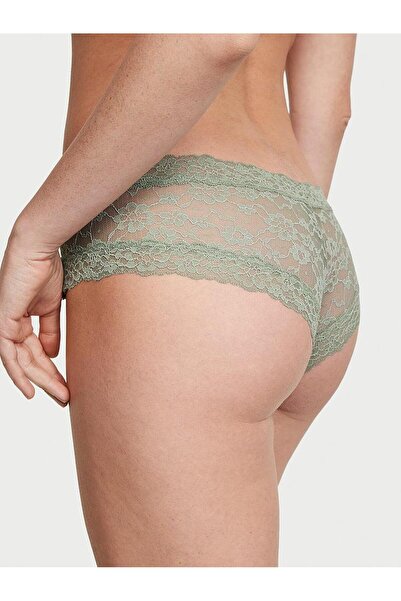 Victoria's Secret Мереживні трусики Cheeky з шнурівкою