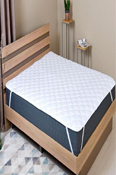 Divanev Kapitoneli Sıvı Geçirmez Alez 100x200 Cm Tek Kişilik Köşe Lastikli Yatak Koruyucu Alez