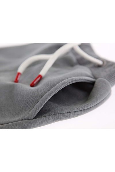 coppa kids Friend Printed 3 Thread Hooded Seasonal Girl-Boy Set - Gray - Age 3