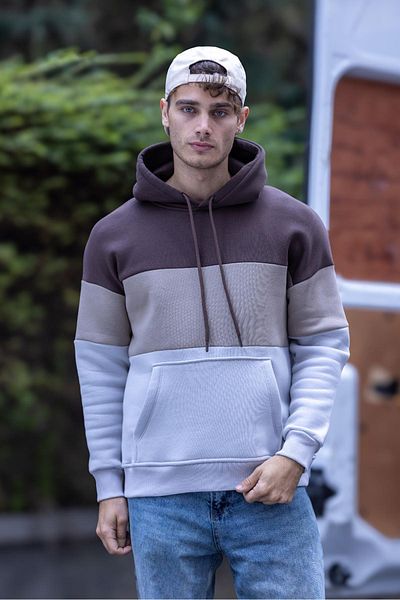Oksit Ανδρικό φούτερ Luan Three Thread Cotton Piece Hooded