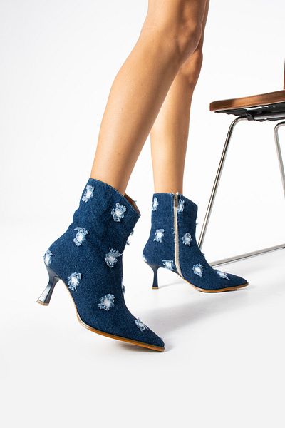 myshoes Νέα σεζόν τζιν μπότες