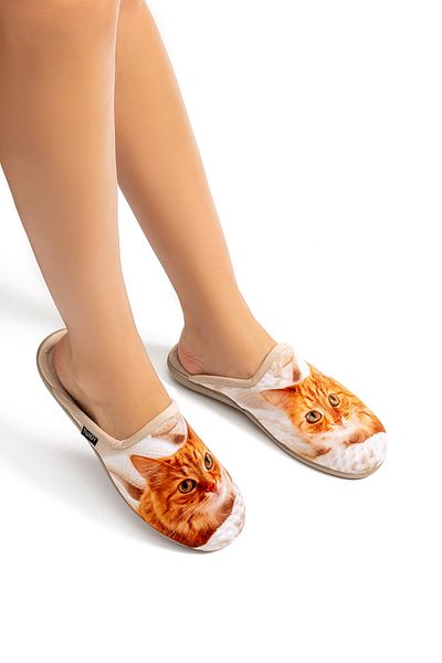 Twigy Filippa-2 Beige Women's House Slippers - Size 36/41