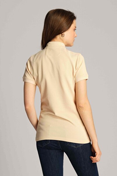 Ruck & Maul Krem Rengi Kadın Tişört
