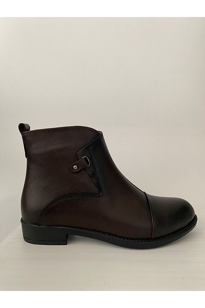 Scavia 573 Ορθοπεδικές Γνήσιες Γυναικείες Δερμάτινες Μπότες Μαύρες