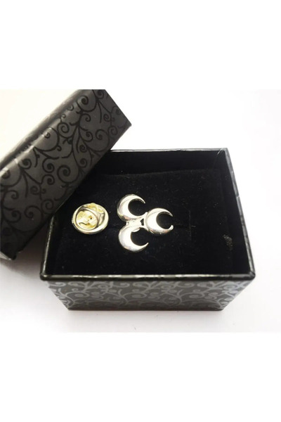 vogutima Üç Hilal Mhp Ülkücü 925 Ayar Gümüş  Hediye • Sevgiliye • Eşe • Babay...