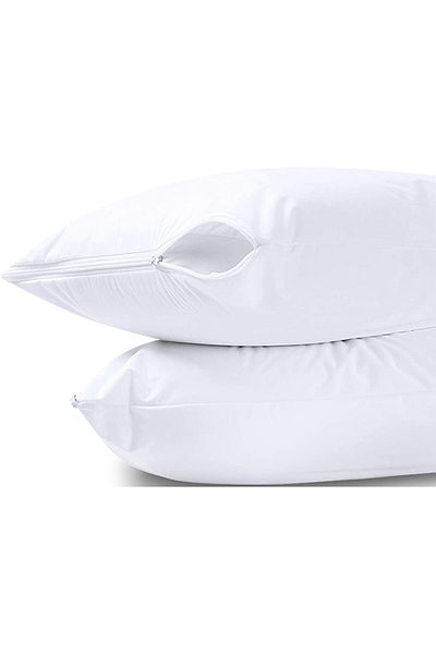 Maki Home Protecție de pernă - Alb - Rezistent la apă
