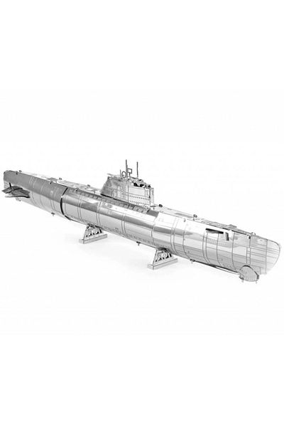 DIY 3d Metal Puzzle Puzzle German Submarine U-boat Type Xxi Heelik Model
