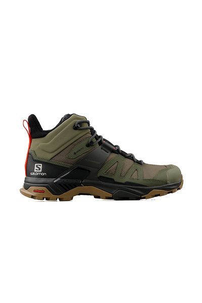 Salomon Men's Outdoor Boots - X Ultra 4 Mid, Gore-Tex Waterproof, Khaki