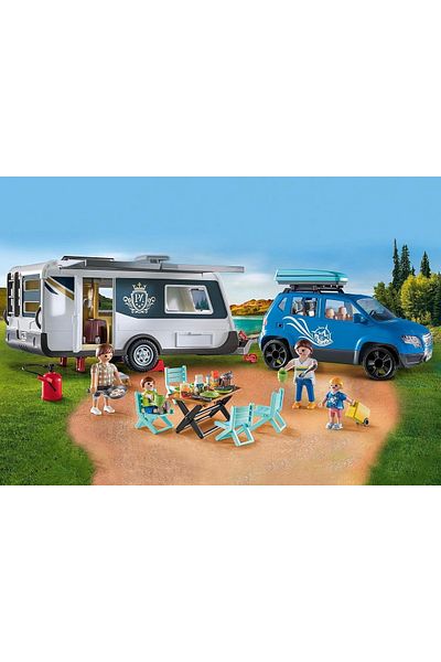 Playmobil 71423 Model Car Caravan - Family Fun
