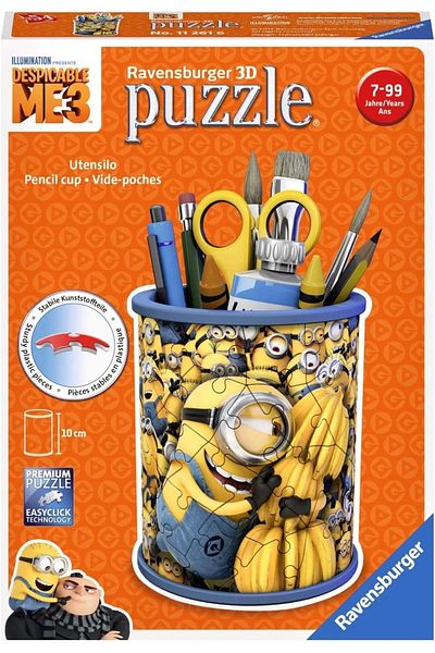 RAVENSBURGER Minions 3D Puzzle Pen Holder - 11261