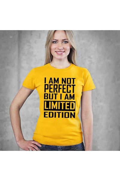 Tshirthane Γυναικείο μπλε μπλουζάκι με στάμπα σε περιορισμένη έκδοση