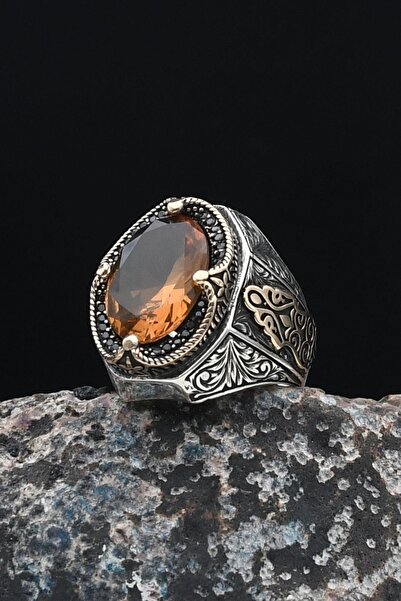 Prestige 925 Ayar Gümüş Erkek Yüzüğü Zultanit Taşlı 901239