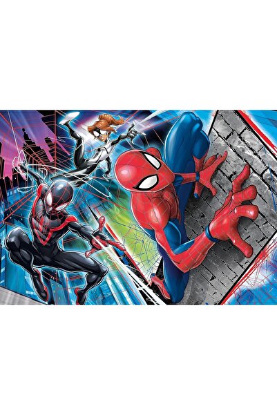 Genel Markalar Çocuk Puzzle 60 Parça Puzzle Supercolor Spiderman