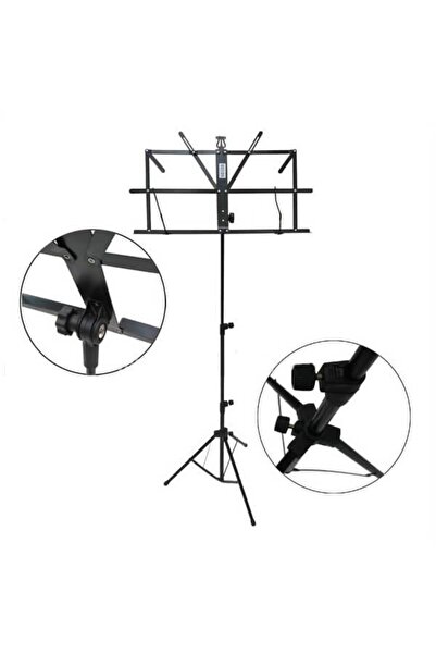 Genel Markalar Nota Sehpası (nota Standı) Katlanır Portatif Çantalı