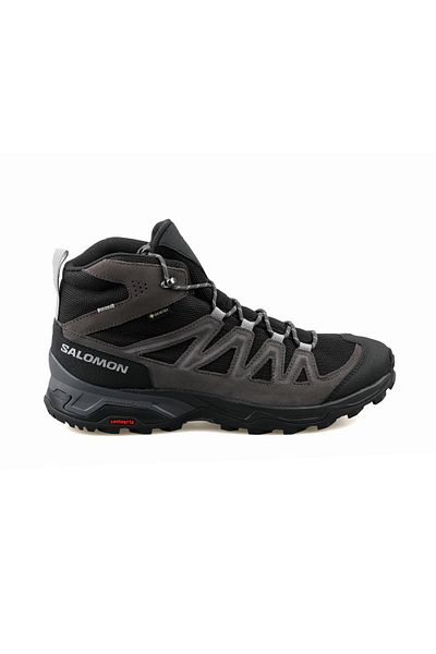 Salomon Men's Outdoor Boots - X Ward Leather Mid, Gore-Tex Waterproof, Black