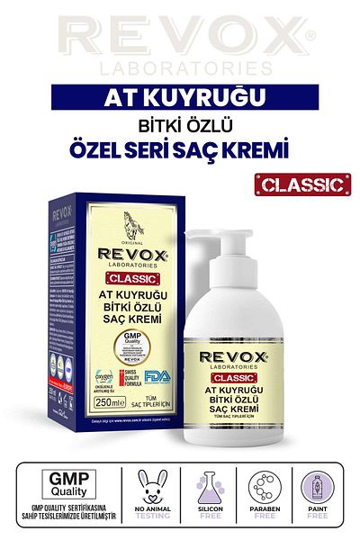 Revox Special Hair Care Cream with Ponytail Plant Extract / Set of 2 / 250 ml 250 ml