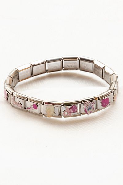 Nearsis Italian Charm Bracelet - Special Series with 18 Charms