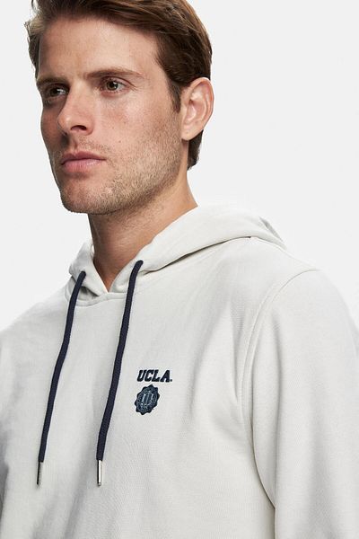 UCLA Nevada Beige Men's Sweatshirt - Hooded, Printed, Standard Fit