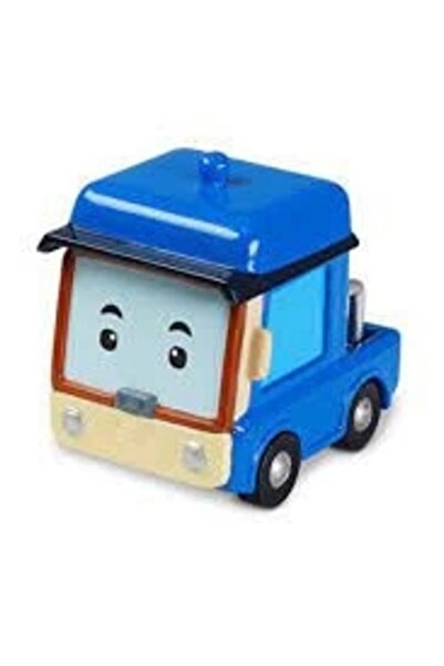 Robocar Poli مجسم سيارة معدني فضي - بحري