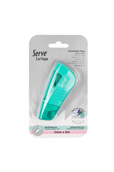 Serve Cortape Şerit Silici 5mmx8mt Pastel Yeşil