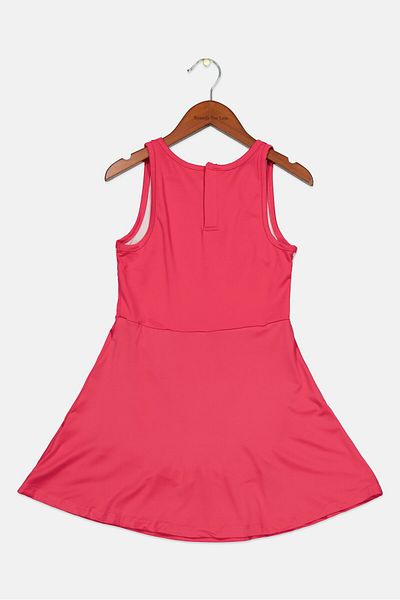Steve Madden Kids Girl Brand Logo Mini Sports Dress, Pink