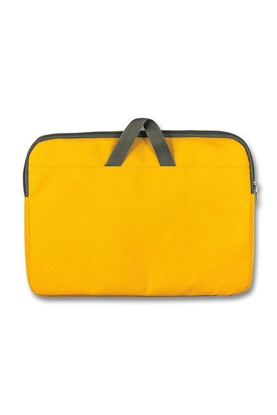 ÜMİT ÇANTA Cennec Horizontal Mustard 15.6 inch compatibil pentru laptop/notebook și servietă pentru femei
