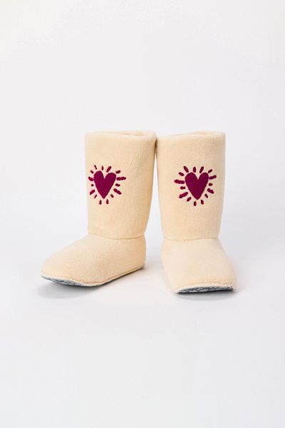 Woody Velsoft Booties-Ysa 207-Ecru Colorful Bag