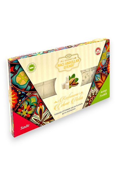 şekerci hacı abdullah efendi Kastamonu Pull Halva Plain with Pistachios 200g