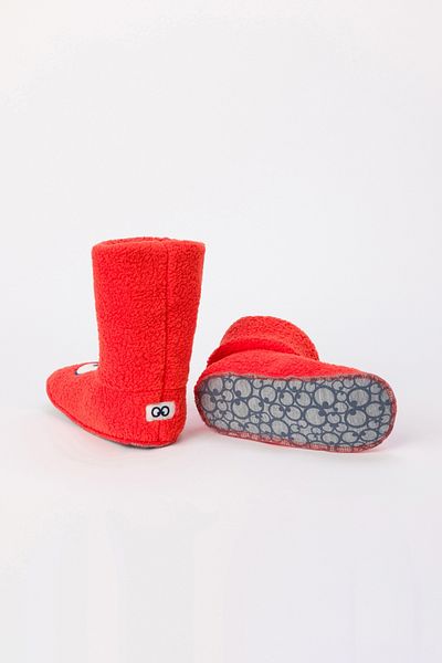 Woody Velsoft Booties-Bor - Pomegranate Flower 403
